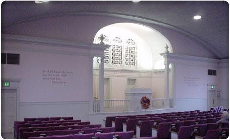 Inside First Church Christ Scientist, Hayward